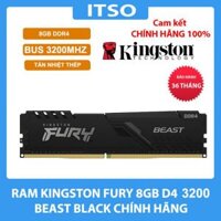 RAM Kingston Fury 8GB DDR4 3200 Beast Black (KF432C16BB/8)