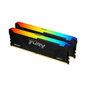 Ram Kingston FURY Beast RGB 16GB (2x8GB) DDR4 3200MHz (KF432C16BBAK2/16)