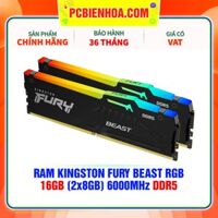 RAM KINGSTON FURY BEAST RGB 16GB (2x8GB) 6000MHz DDR5 ( KF560C40BBAK2-16 )