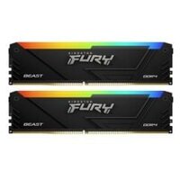 Ram Kingston Fury Beast RGB 32GB | 16GB x 2, DDR4, 3200MHz (KF432C16BB2AK2/32)