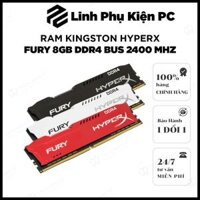 RAM Kingston HyperX Fury 8GB DDR4 Bus 2400 MHz bảo hành 36 tháng