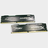 RAM Kingston HyperX Fury Black 8G DDR4 Bus 2666Mhz CL15 Kit of 2 - HX426C15FBk2/8