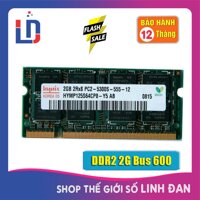 Ram Laptop 2GB DDR2 bus 667/800 PC2-5300S/6400s (nhiều hãng)samsung hynix kingston.