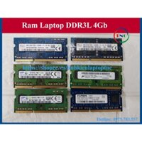 RAM Laptop 4Gb DDR3L / 4Gb PC3L cũ tháo máy Bus 1600 MHz (Ram Laptop PC3L-12800s cũ)