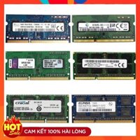 Ram laptop 8GB DDR3L bus 1600 nhiều hãng hynix samsung micron crucial PC3L-12800s