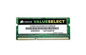 RAM Laptop Corsair CMSX4GX3M1A1600C9 4GB DDR3 1600MHz