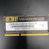 Ram Laptop Corsair Vengeance DDR3 8GB 1600MHz 1.5v CMSX8GX3M1A1600C10