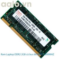 Ram Laptop DDR2 2GB cũ bus 667MHZ - 800MHZ