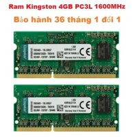 Ram Laptop DDR3L 4GB 1600MHz 1.35V Kingston, Samsung Hynix - Bảo hành 36 tháng