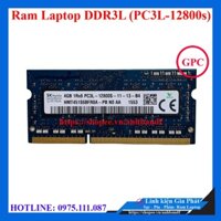 RAM Laptop DDR3L 4Gb / 2Gb Bus 1600 MHz (ký hiệu trên Ram PC3L-12800s) hàng đẹp tháo máy