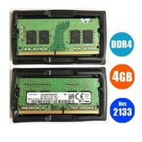 Ram Laptop DDR4 4G bus 2133/2400 Mhz | Hãng Samsung - Kingston - Hynix - Crucial