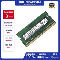 RAM Laptop DDR4 Hynix 4GB Bus 2666 SODIMM HMA851S6CJR6N