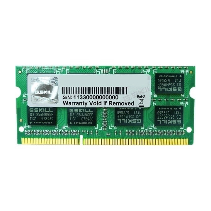 Ram laptop Gskill F3-10666CL9S-8GBSQ - 8GB/ DDR3/ 1333Mhz
