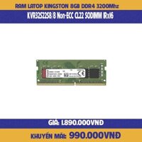 RAM LAPTOP KINGSTON 8GB DDR4 BUSS 3200 KVR32S22S8/8 Non-ECC CL22 SODIMM 1Rx16