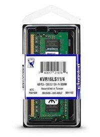 Ram Laptop KVR16LS11/4WP | Kingston 4GB DDR3L-1600 SODIMM 1.35V