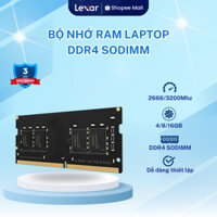 Ram Laptop Lexar DDR4 SODIMM 4GB/ 8GB/ 16GB, Tốc độ 3200Mhz/ 2666Mhz, Bảo hành 3 năm