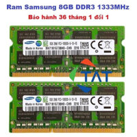 Ram Laptop/ Macbook 8GB 10600 Mhz (1333 Mhz) PC3 1.5V Samsung