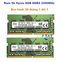 Ram Laptop/ Macbook DDR4 8GB SK Hynix 3200MHz / 2666Mhz/ 2400 Mhz- Bảo hành 36 tháng