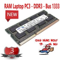 Ram laptop New 100% DDR3 DDR3L - NEW 2gb - 4gb bus 1333 Pc3 PC3L- Bảo hành 12 tháng