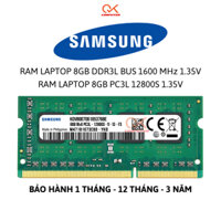 Ram Laptop SAMSUNG 8GB DDR3L bus 1600 MHz PC3L 12800S RAM SO-DIMM - Bảo hành 12 tháng