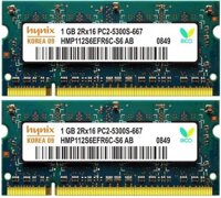 Ram Laptop1G DDR2 bus 667 800 nhiều hiệu hàng xịn