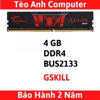 RAM Máy Tính 4GB DDR4 BUS2133 G.skill - Like.new - Bảo hành 3 năm