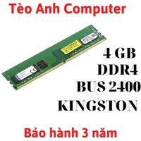 RAM Máy Tính 4GB DDR4 BUS2400 King.ston - Like.new - Bảo hành 3 năm