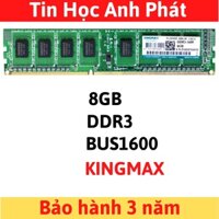 RAM Máy Tính 8GB DDR3 BUS1600 KING.MAX - Likenew - Bảo hành 3 năm