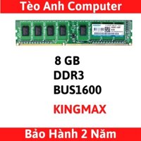 RAM Máy Tính 8GB DDR3 BUS1600 KING.MAX - Like.new - Bảo hành 3 năm