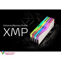 Ram máy tính Adata DDR4 XPG SPECTRIX D50 RGB 8GB Bus 3200MHz WHITE/GREY -Chính hãng(BH 5 năm)