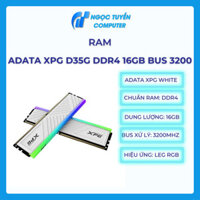 Ram máy tính Adata XPG D35G DDR4 16gb bus 3200 White RGB New - Bảo hành 36 tháng