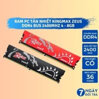 RAM Máy Tính DDR4 PC 4G/2400 8G/2400 8G/2666 8G/3000 KINGMAX ZEUS Dragon Tản nhiệt Renew. Bảo hành 12 Tháng