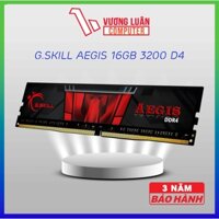 Ram máy tính G.Skill Aegis 16GB DDR4 3200Mhz (không có tản nhiệt)