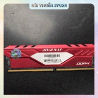 Ram máy tính PC AVEXIR 1SOE - SOLID RED Tản nhiệt 8GB (1x8GB) DDR4 2666Mhz hàng thương hiệu chính hãng BH 3 tháng