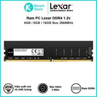 Ram máy tính PC Lexar DDR4 2666MHz 1.2v 4GB  8GB  16GB - Hàng Chính Hãng - 16GB 2666MHz