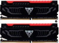 Ram Patriot VIPER LED 16G Viper LED 16GB D4-2400 CL14 Red LED Black HS Dual Kit (PVLR416G240C4K )