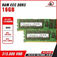 Ram PC 16Gb DDR3 ecc buss 1600 MHZ