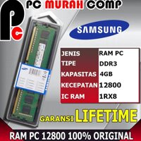 Ram Pc 4Gb - Ddr3-1Rx8 Pc3-12800U Cho Samsung