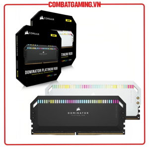 Ram PC Corsair Dominator Platinum RGB White 64GB 5600Mhz DDR5 (2x32GB)