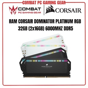 Ram PC Corsair Dominator Platinum RGB White 64GB 5600Mhz DDR5 (2x32GB)