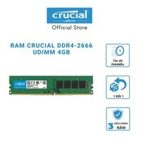 Ram PC Crucial 4GB 2666Mhz DDR4  CT4G4DFS8266 - HÀNG CHÍNH HÃNG