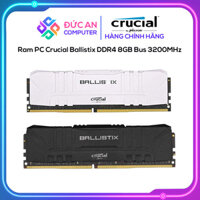 Ram PC Crucial Ballistix DDR4 8GB Bus 3200MHz