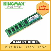 Ram PC DDR3 4G chính hãng KingMax bus 1600
