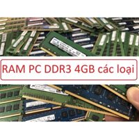 ram PC ddr3 4gb 1600 1333 2400 1066 1866 d3 4gb udimm ddr3l pc3 pc3l máy tính all