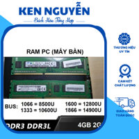 Ram PC DDR3 | DDR3L 8GB 4GB Bus 1333/ 1600 Kingmax Bảo hành 36 tháng