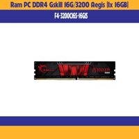 Ram PC DDR4 Gskill 16G/3200 Aegis (1x 16GB) (F4-3200C16S-16GIS)