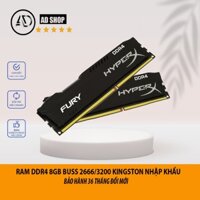 RAM PC Kingston HyperX Fury 8GB DDR4 Bus 2666 MHz