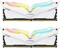 RAM PC TEAM T-FORCE NIGHT HAWK RGB 16GB (2X8GB) DDR4-3000MHZ (WHITE) CHÍNH HÃNG MỚI