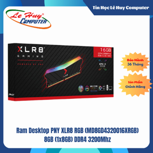 Ram PNY XLR8 Gaming RGB 8GB (1x8GB) DDR4 3200MHz