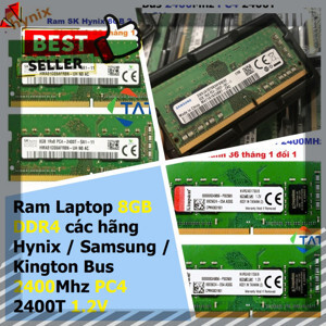 RAM Samsung DDR4 8GB Bus 2400MHz 1.2V PC4-2400